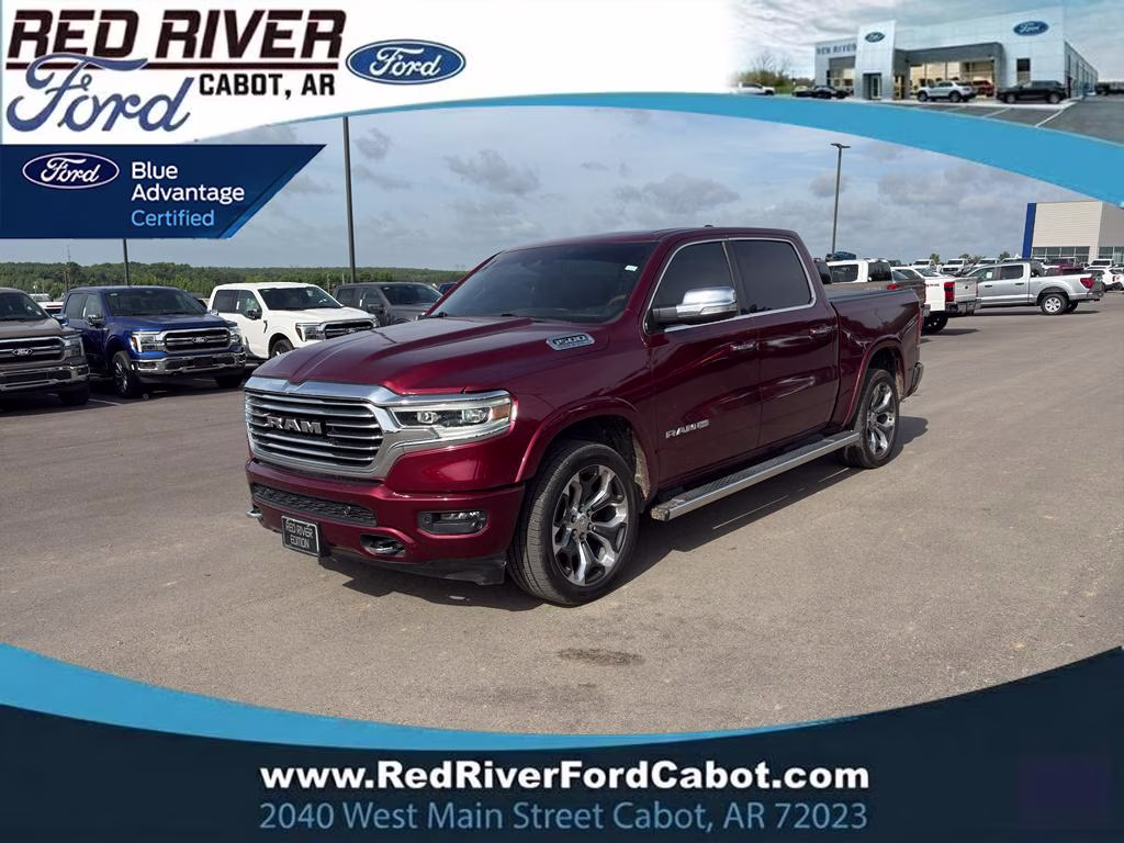 2022 Delmonico Red Pearlcoat Ram 1500 Longhorn 4X4 Truck