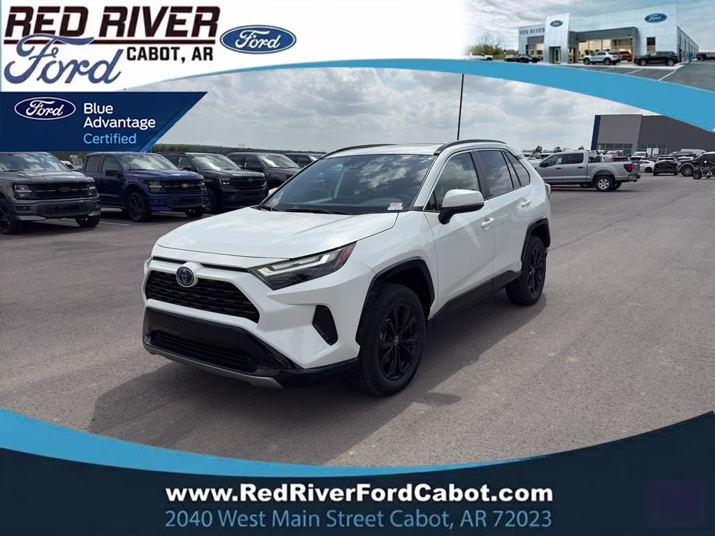 2022 Blizzard Pearl Toyota RAV4 Hybrid SE AWD SUV