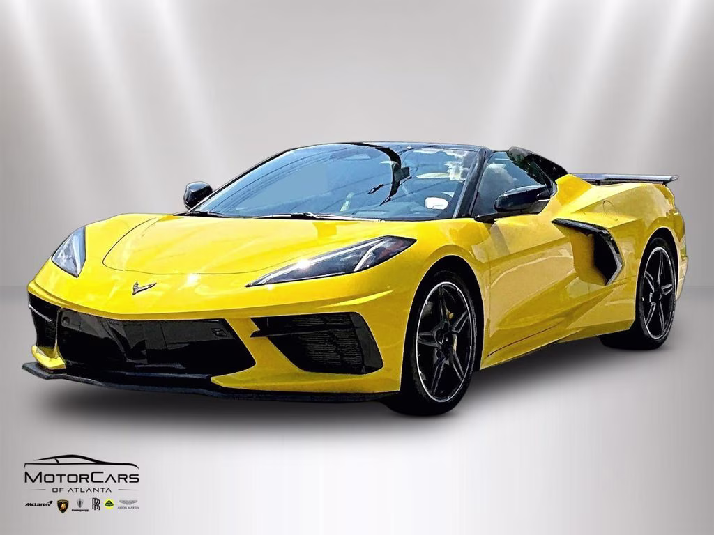 2025 Competition Yellow Tintcoat Metallic Chevrolet Corvette Stingray 2LT & Z51 Performance Package RWD Convertible
