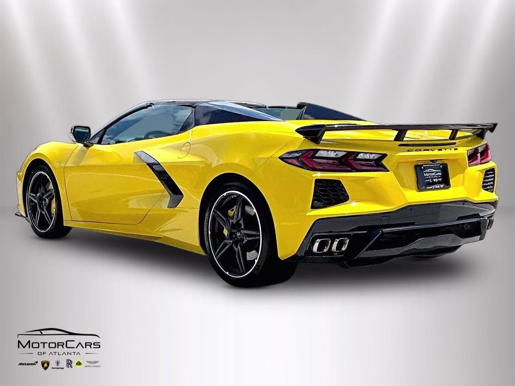 2025 Competition Yellow Tintcoat Metallic Chevrolet Corvette Stingray 2LT & Z51 Performance Package RWD Convertible