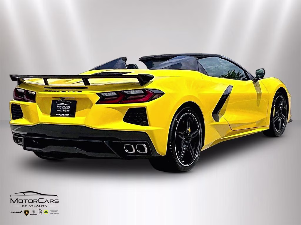 2025 Competition Yellow Tintcoat Metallic Chevrolet Corvette Stingray 2LT & Z51 Performance Package RWD Convertible