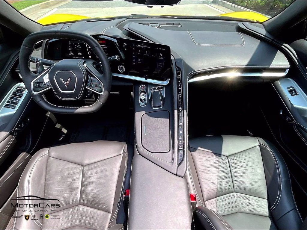 2025 Competition Yellow Tintcoat Metallic Chevrolet Corvette Stingray 2LT & Z51 Performance Package RWD Convertible