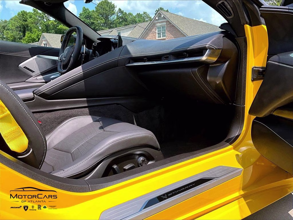 2025 Competition Yellow Tintcoat Metallic Chevrolet Corvette Stingray 2LT & Z51 Performance Package RWD Convertible