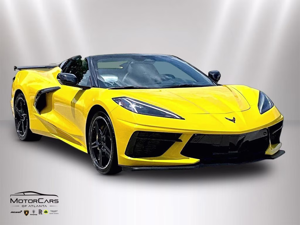 2025 Competition Yellow Tintcoat Metallic Chevrolet Corvette Stingray 2LT & Z51 Performance Package RWD Convertible
