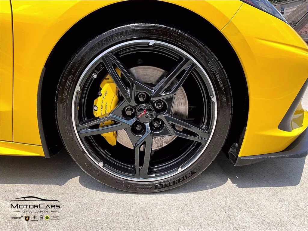 2025 Competition Yellow Tintcoat Metallic Chevrolet Corvette Stingray 2LT & Z51 Performance Package RWD Convertible