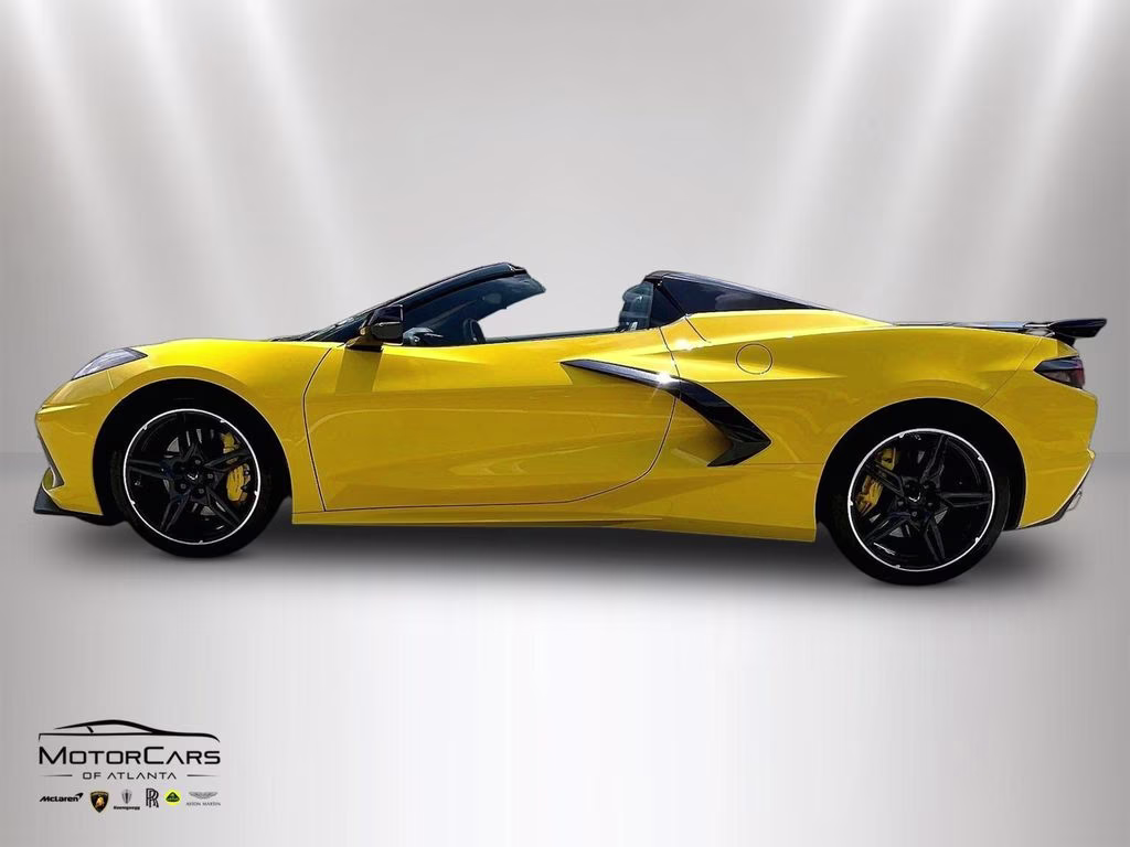 2025 Competition Yellow Tintcoat Metallic Chevrolet Corvette Stingray 2LT & Z51 Performance Package RWD Convertible
