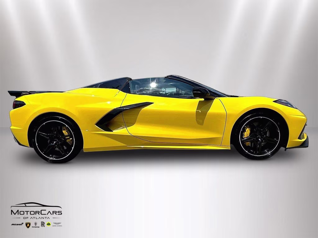 2025 Competition Yellow Tintcoat Metallic Chevrolet Corvette Stingray 2LT & Z51 Performance Package RWD Convertible