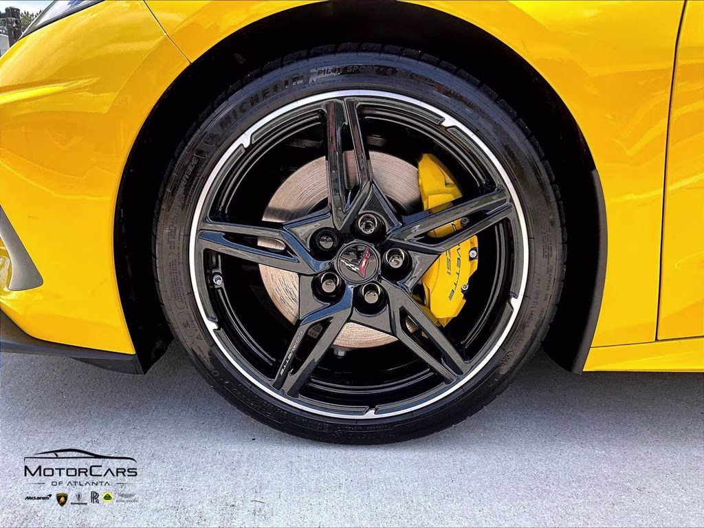 2025 Competition Yellow Tintcoat Metallic Chevrolet Corvette Stingray 2LT & Z51 Performance Package RWD Convertible