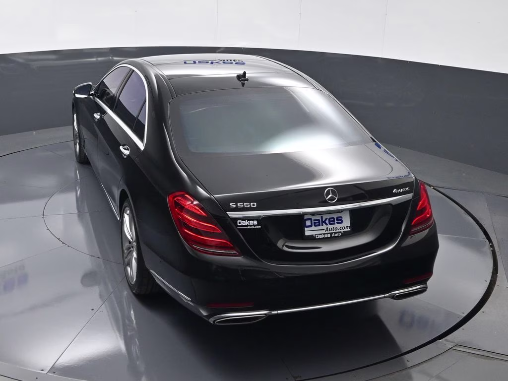 2018 Obsidian Black Metallic Mercedes-Benz S-Class S 560 AWD Sedan