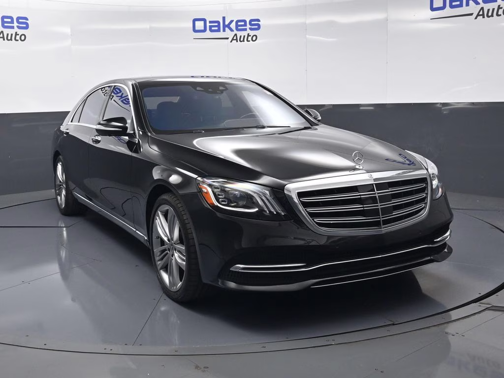 2018 Obsidian Black Metallic Mercedes-Benz S-Class S 560 AWD Sedan