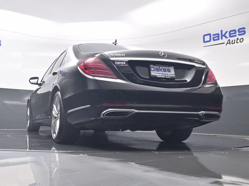 2018 Obsidian Black Metallic Mercedes-Benz S-Class S 560 AWD Sedan