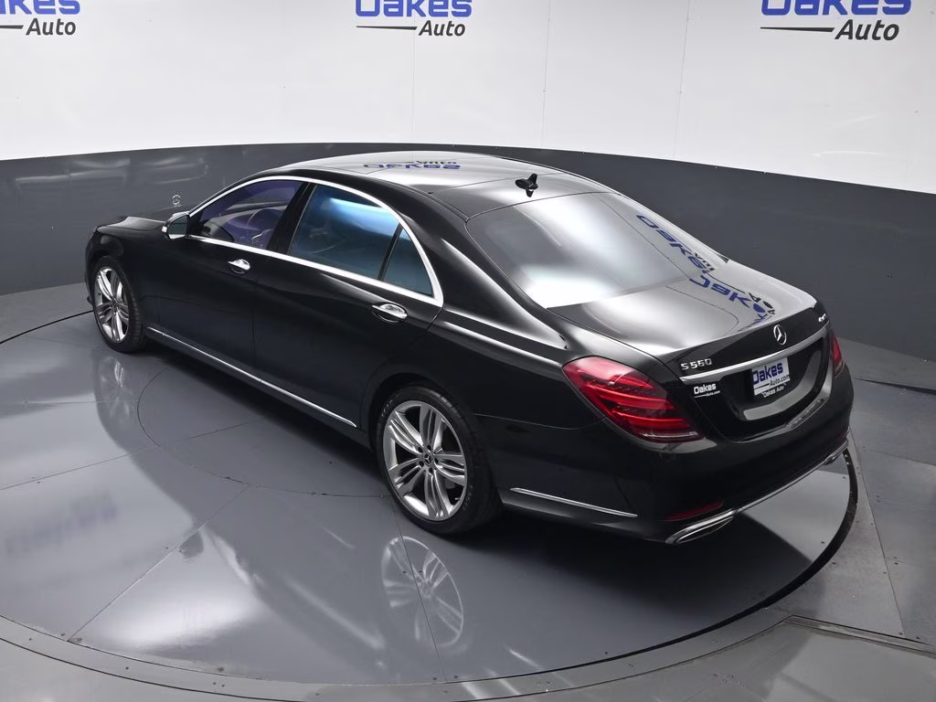 2018 Obsidian Black Metallic Mercedes-Benz S-Class S 560 AWD Sedan