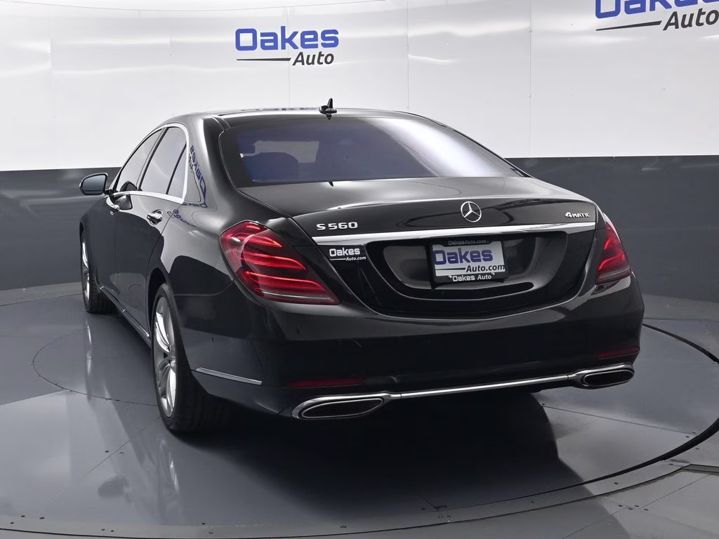 2018 Obsidian Black Metallic Mercedes-Benz S-Class S 560 AWD Sedan