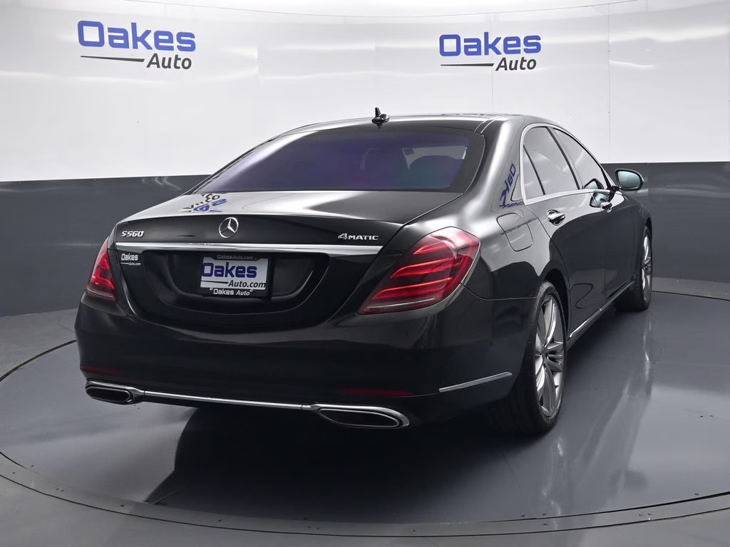 2018 Obsidian Black Metallic Mercedes-Benz S-Class S 560 AWD Sedan