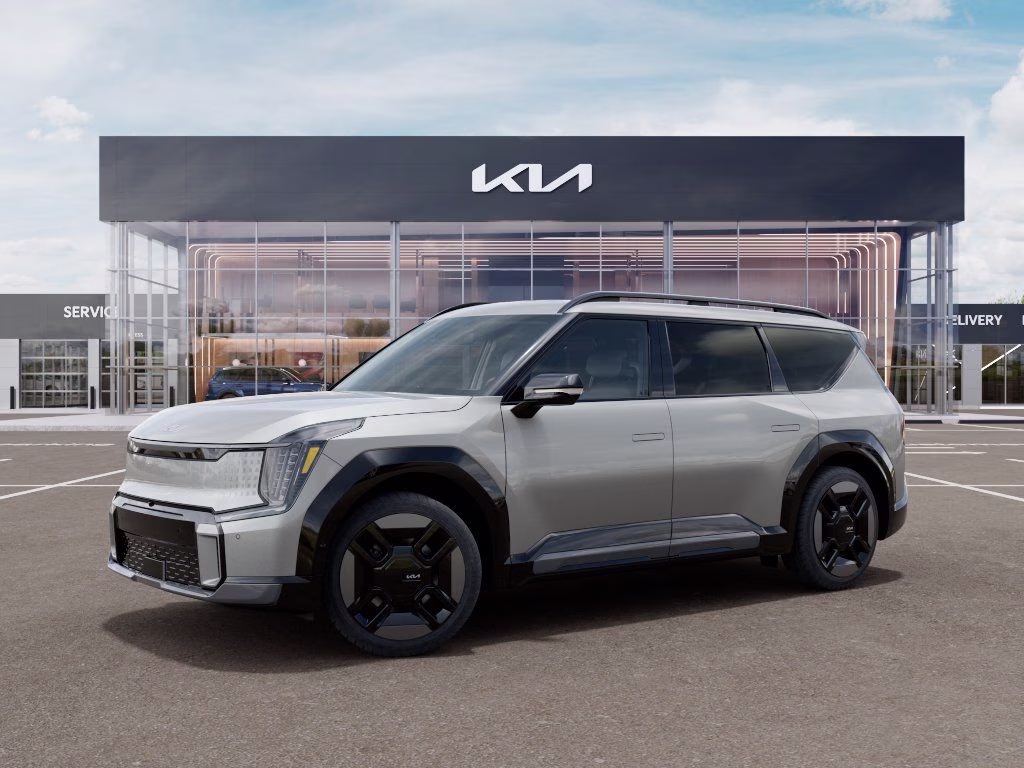 2026 Ivory Silver Kia EV9 GT-Line AWD SUV