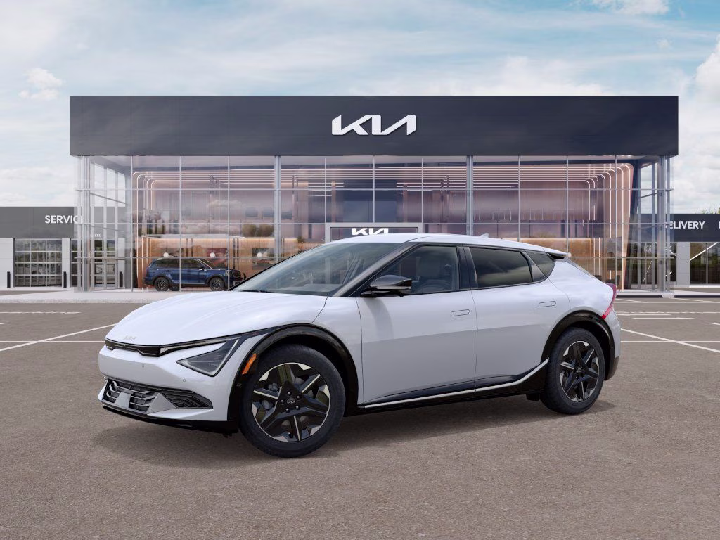 2026 Glacial White Pearl Kia EV6 Wind AWD SUV