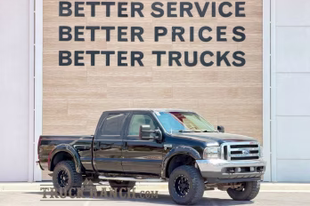 2001 Black Ford Super Duty F-250 4X4 Truck