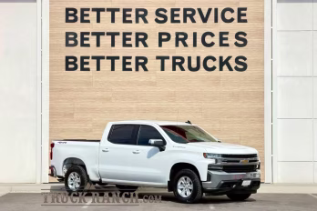 2021 Summit White Chevrolet Silverado 1500 LT 4X4 Truck