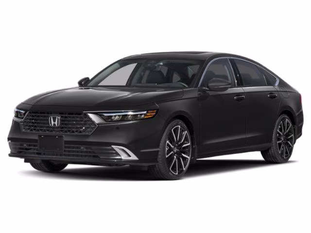 2026 Crystal Black Pearl Honda Accord Hybrid Touring FWD Sedan
