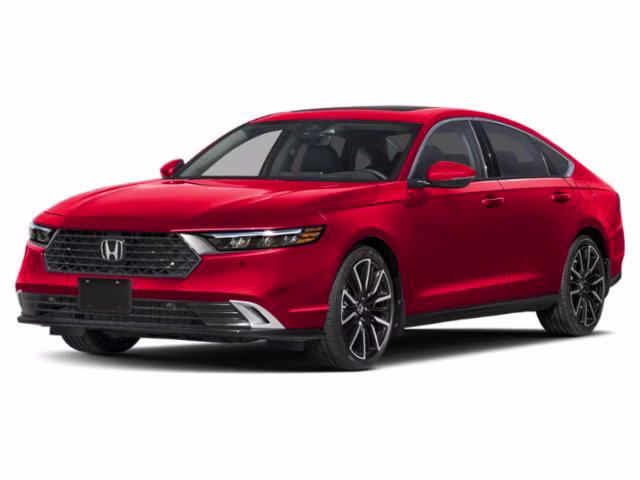 2026 Radiant Red Metallic Honda Accord Hybrid Touring FWD Sedan