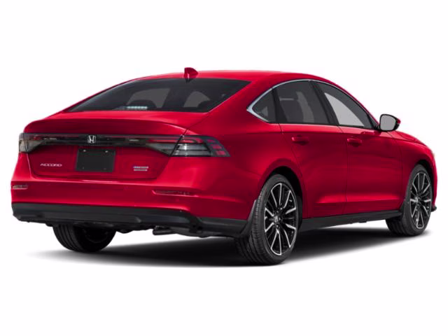 2026 Radiant Red Metallic Honda Accord Hybrid Touring FWD Sedan