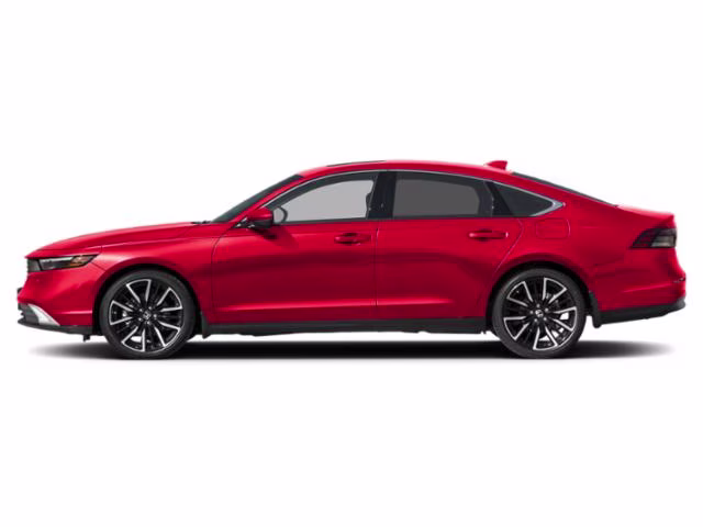 2026 Radiant Red Metallic Honda Accord Hybrid Touring FWD Sedan