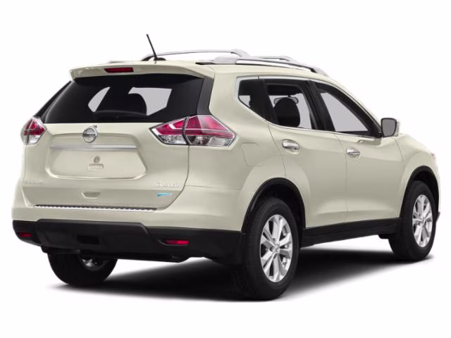 2015 Pearl White Nissan Rogue SV FWD SUV