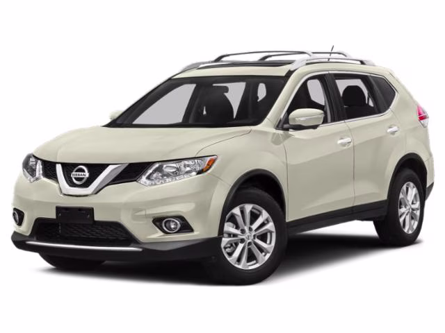 2015 Pearl White Nissan Rogue SV FWD SUV