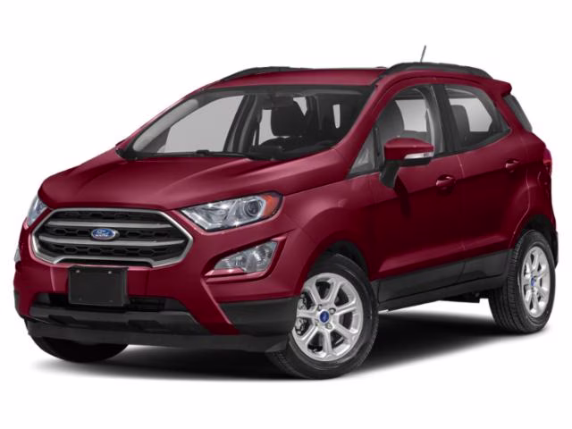 2021 Ruby Red Ford EcoSport SE FWD SUV