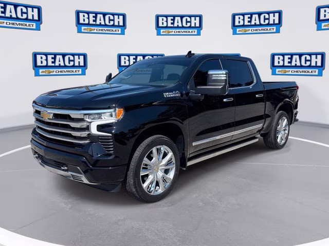 2024 Black Chevrolet Silverado 1500 High Country 4X4 Truck
