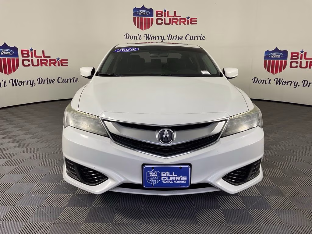 2018 White Acura ILX 2.4L FWD Sedan