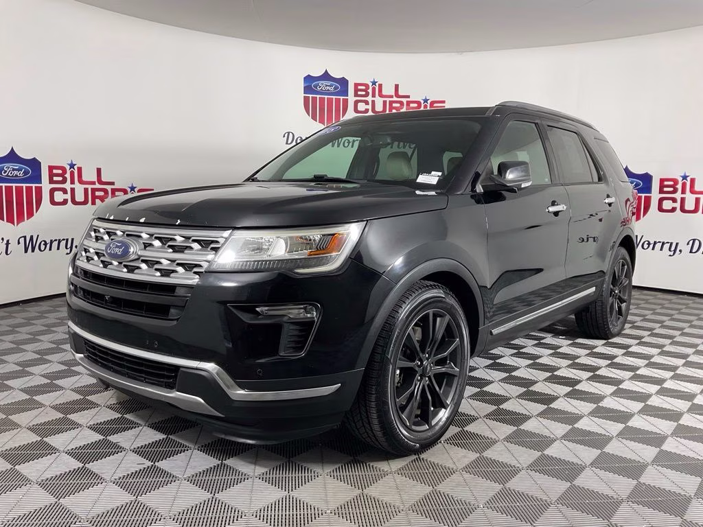 2018 Shadow Black Ford Explorer Limited FWD SUV