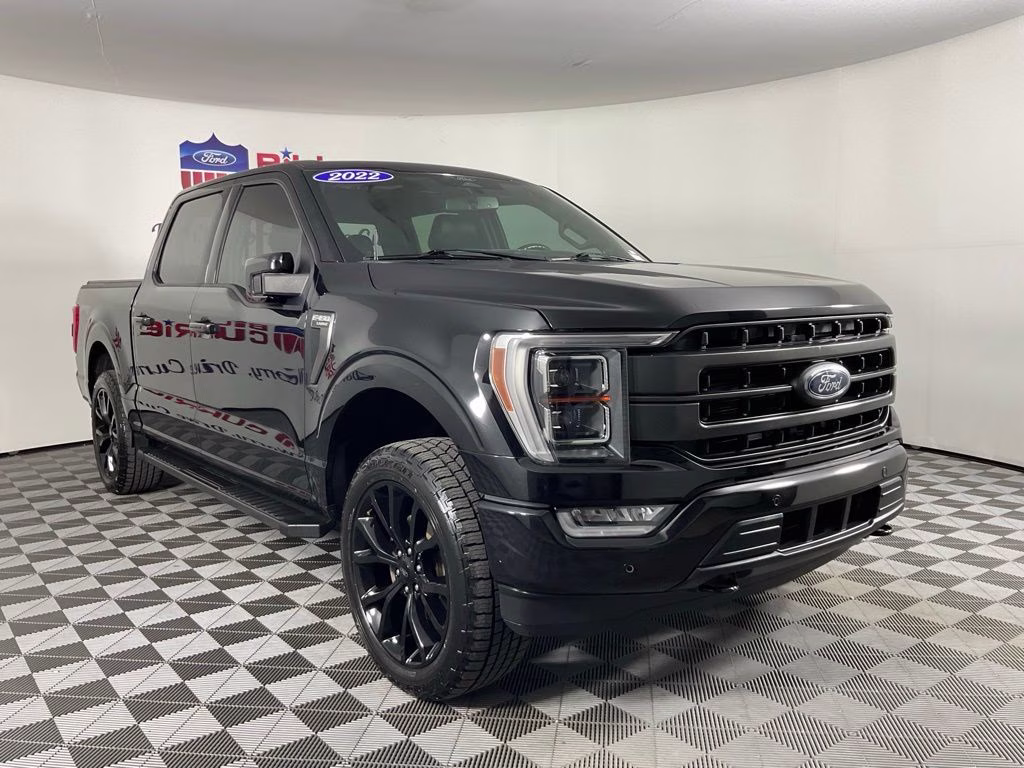 2022 Black Metallic Ford F-150 Lariat 4X4 Truck