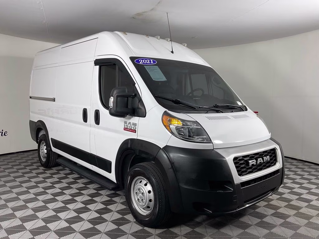 2021 Bright White Clearcoat Ram ProMaster 1500 Base FWD Van