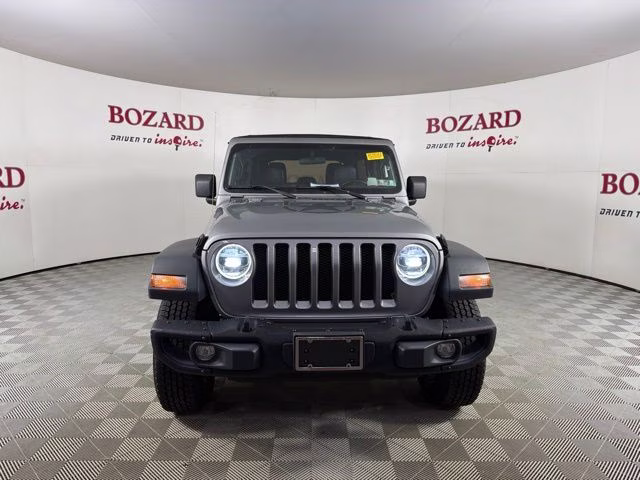 2021 Billet Silver Metallic Clearcoat Jeep Wrangler Unlimited Sport 4X4 SUV