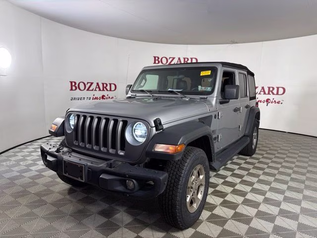 2021 Billet Silver Metallic Clearcoat Jeep Wrangler Unlimited Sport 4X4 SUV