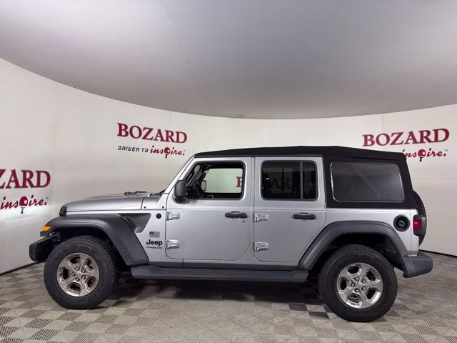 2021 Billet Silver Metallic Clearcoat Jeep Wrangler Unlimited Sport 4X4 SUV