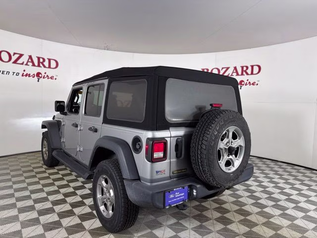 2021 Billet Silver Metallic Clearcoat Jeep Wrangler Unlimited Sport 4X4 SUV