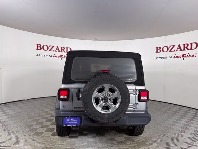 2021 Billet Silver Metallic Clearcoat Jeep Wrangler Unlimited Sport 4X4 SUV