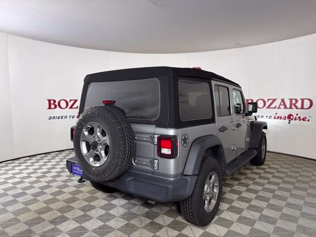 2021 Billet Silver Metallic Clearcoat Jeep Wrangler Unlimited Sport 4X4 SUV