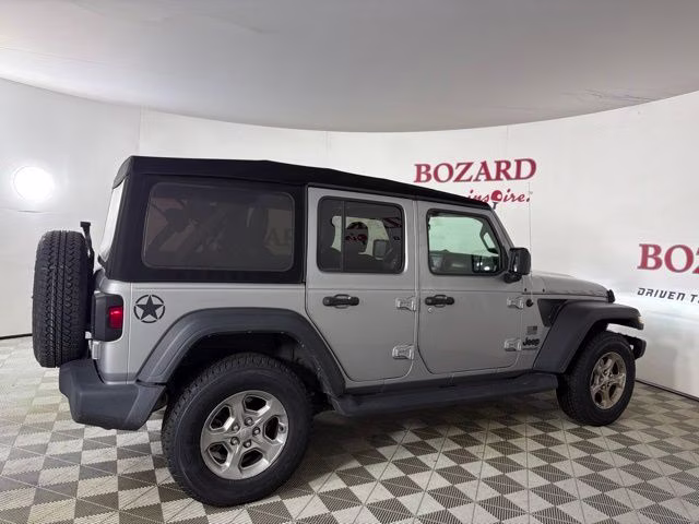 2021 Billet Silver Metallic Clearcoat Jeep Wrangler Unlimited Sport 4X4 SUV