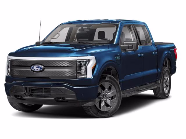 2024 Blue Metallic Ford F-150 Lightning Flash AWD Truck