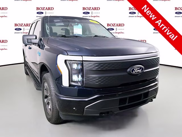 2024 Blue Metallic Ford F-150 Lightning Flash AWD Truck