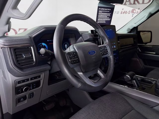 2024 Blue Metallic Ford F-150 Lightning Flash AWD Truck