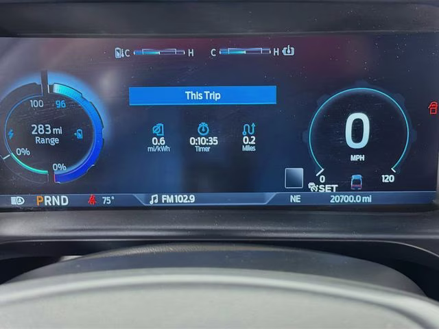 2024 Blue Metallic Ford F-150 Lightning Flash AWD Truck