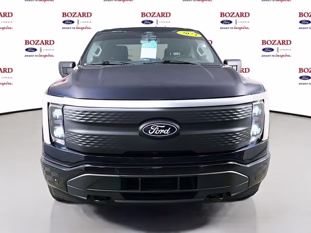 2024 Blue Metallic Ford F-150 Lightning Flash AWD Truck