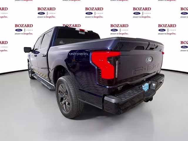 2024 Blue Metallic Ford F-150 Lightning Flash AWD Truck