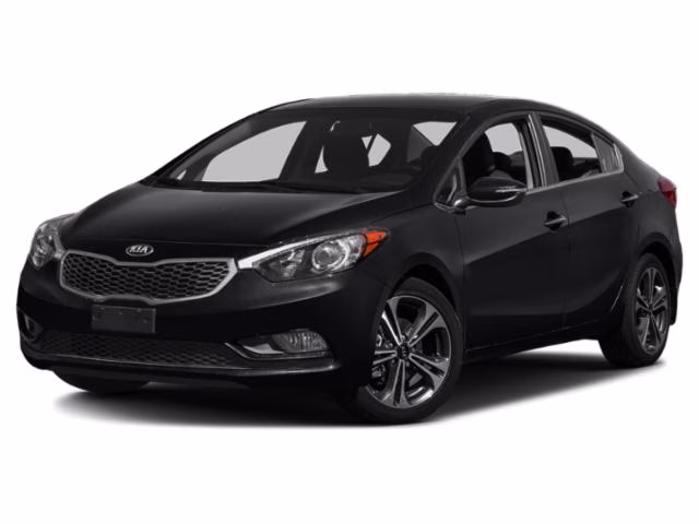 2015 Aurora Black Kia Forte EX FWD Sedan