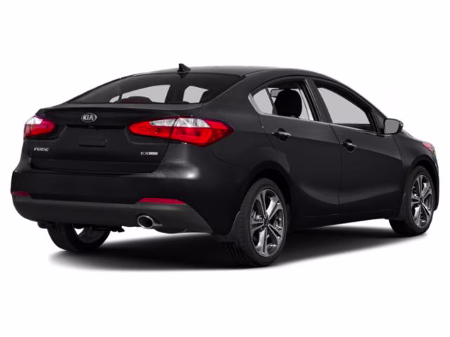 2015 Aurora Black Kia Forte EX FWD Sedan