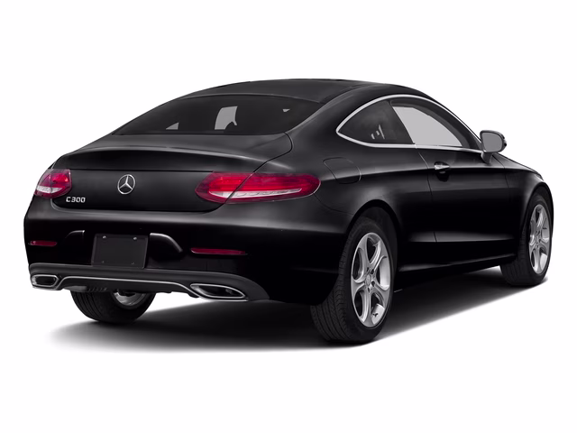 2017 Black Mercedes-Benz C-Class C 300 RWD Coupe